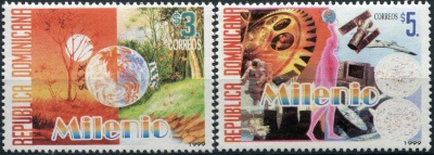 Доминиканская республика. 1999. Миллениум (Серия. MNH OG)