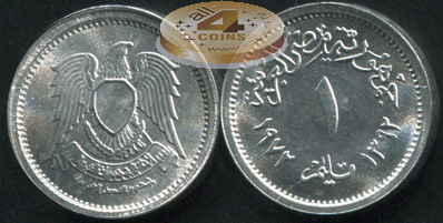 Египет. 1 миллим. 1972 (Unc)