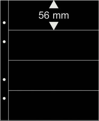 Черный лист Multi Collect на 4 ячейки [пачка 10 шт] (Lindner)
