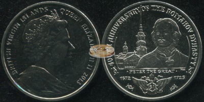 Британские Виргинские о-ва. 1 доллар. 2013 (Unc)