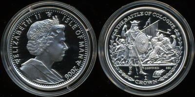 Остров Мэн. 1 крона 2006 (Proof. Серебро)