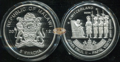 Малави. 5 квачей. 2012 (Proof)
