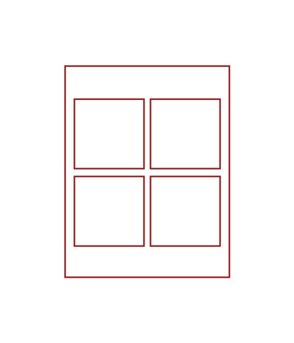 Бокс увеличенной высоты d-box. 4 ячейки (Lindner)