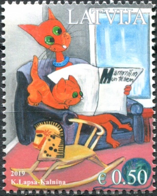 Латвия. 2019. День отца (Почтовая марка. MNH OG)