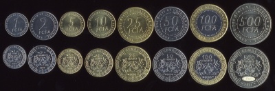 КФА Центр. Набор №1 (8 монет. 1 биметалл) 2006