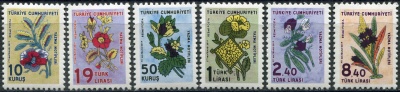Турция. 2019. Растения (Серия Почтовых марок. MNH OG)