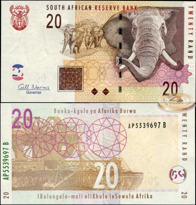 ЮАР. 20 рандов (Unc) 2009