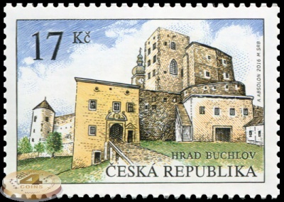 Чехия. 2016. Замок Бухлов (Почтовая марка. MNH OG)