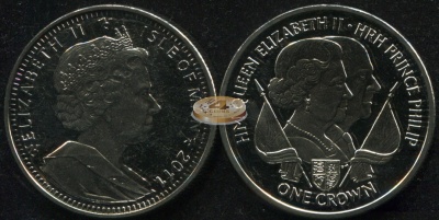 Остров Мэн. 1 крона. 2011 (Unc)