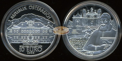 Австрия. 10 евро. 2004 (Proof. Серебро)