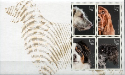 Ирландия. 2016. Собаки (Блок. MNH OG)