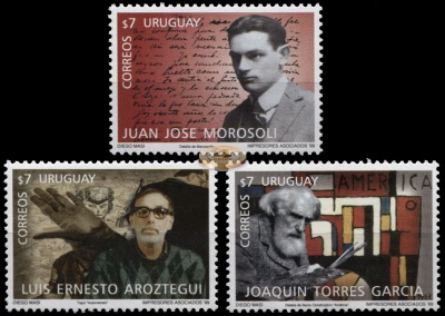 Уругвай. 1999. Знаменитые личности Уругвая (Серия. MNH OG)