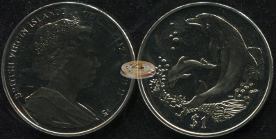 Британские Виргинские о-ва. 1 доллар. 2005 (Unc)