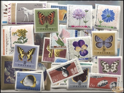 Польша. Годовой набор (82 шт., MNH OG) 1967