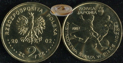 Польша. 2 злотых. 2002 (Unc)