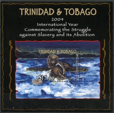 Тринидад и Тобаго. 2004. Международный год борьбы с рабством (Блок. MNH OG)