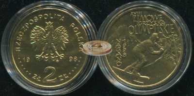 Польша. 2 злотых. 1998 (Unc)