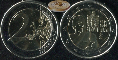 Словения. 2 евро. 2011 (Unc. Биметалл)
