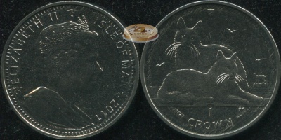 Остров Мэн. 1 крона. 2011 (Unc)