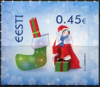 Эстония. 2013. Рождество (Почтовая марка. MNH OG)