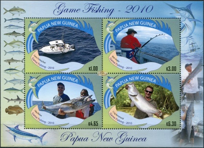 Папуа Новая Гвинея. 2010. Рыболовные соревнования 2010 (Блок. MNH OG)