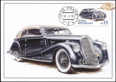 Чехия. 2015. Автомобиль Walter 6B (Картмаксимум. M)