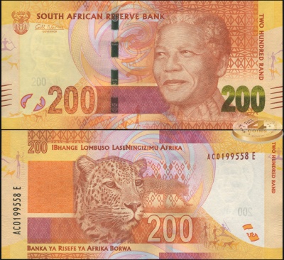 ЮАР. 200 рандов (Unc) 2012