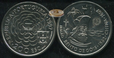 Португалия. 200 эскудо. 1997 (Unc)