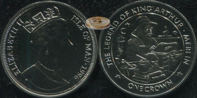 Остров Мэн. 1 крона. 1996 (Unc)