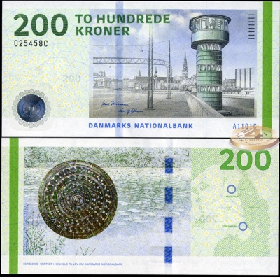 Дания. 200 крон (Unc) 2010