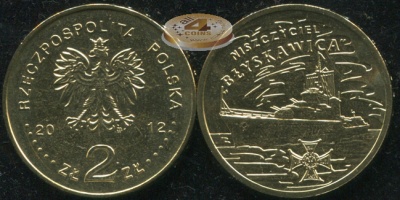 Польша. 2 злотых. 2012 (Unc)