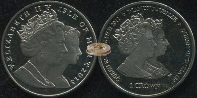 Остров Мэн. 1 крона. 2013 (Unc)