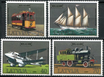 Латвия. 1999. 800-летие Риги (Серия Почтовых марок. MNH OG)