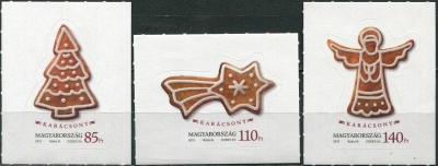 Венгрия. 2013. Рождественские пряники (Серия Почтовых марок. MNH OG)