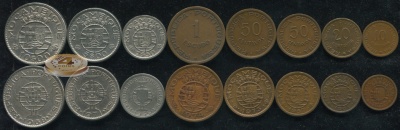 Мозамбик (португальский). Набор №1 (8 монет) 1954-74