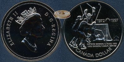 Канада. 1 доллар. 1997 (Unc. Серебро)