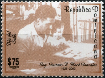 Доминиканская республика. 2014. День почтовой марки (Почтовая марка. MNH OG)