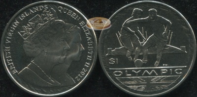Британские Виргинские о-ва. 1 доллар. 2012 (Unc)