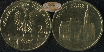 Польша. 2 злотых. 2006 (Unc)