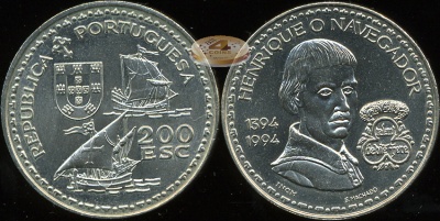 Португалия. 200 эскудо. 1994 (Unc)