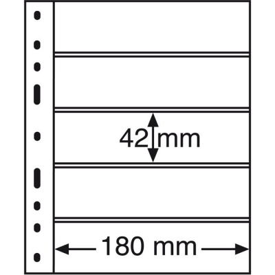 Лист Optima на 5 ячеек [1 шт] Оптима (Leuchtturm)