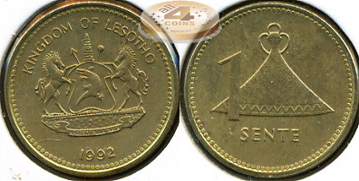 Лесото. 1 сенте. 1992 (Unc)