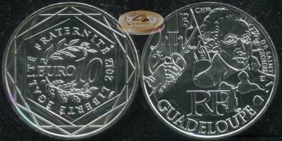 Франция. 10 евро. 2012 (Unc. Серебро)