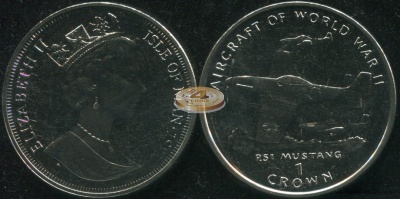 Остров Мэн. 1 крона. 1995 (Unc)
