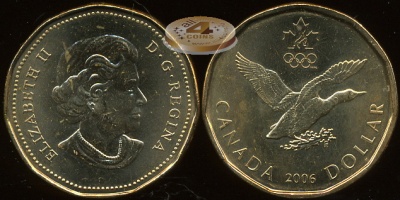 Канада. 1 доллар. 2006 (Unc)
