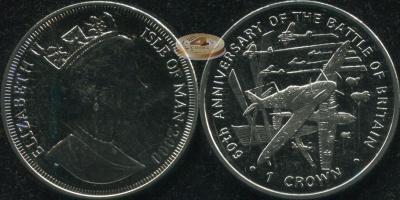 Остров Мэн. 1 крона. 2000 (Unc)