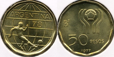 Аргентина. 50 песо. 1977