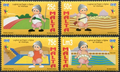Мальта. 2003. Игры малых государств Европы (Серия Почтовых марок. MNH OG)