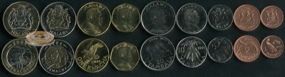 Малави. Набор №4 (9 монет. 2 биметалла) 1995-2006