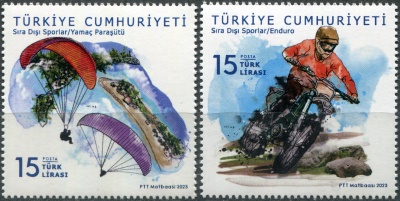 Турция. 2023. Экстремальные виды спорта (Серия Почтовых марок. MNH OG)